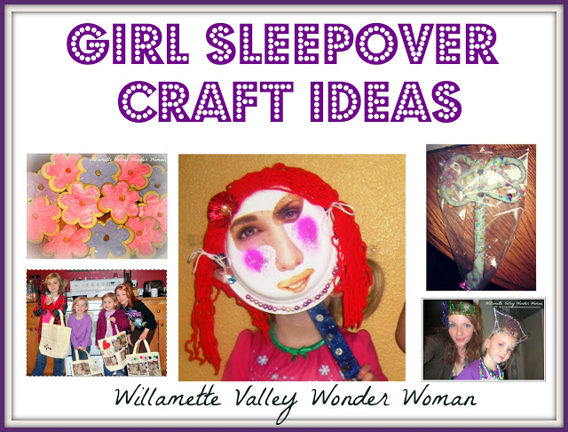 fun crafts for girls at sleepovers
